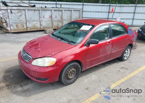 2007 Toyota Corolla Le z USA, uszkodzony, nr VIN 2T1BR32E27C786473